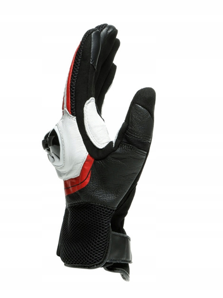 Rękawice Dainese MIG 3 Black/White/Lava-Red Rozmiar XXXS