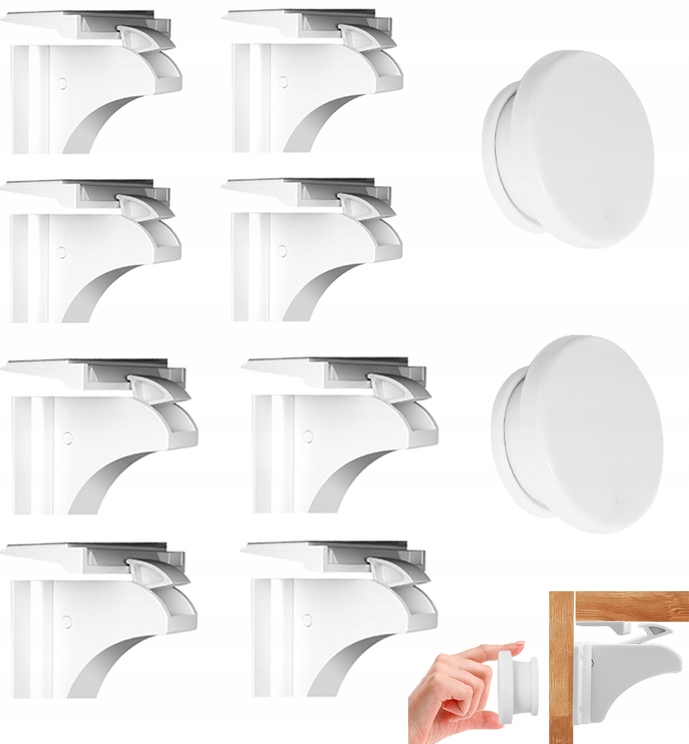 

Magnetyczna Blokada Do Mebli Szafek Komplet 8 Szt.