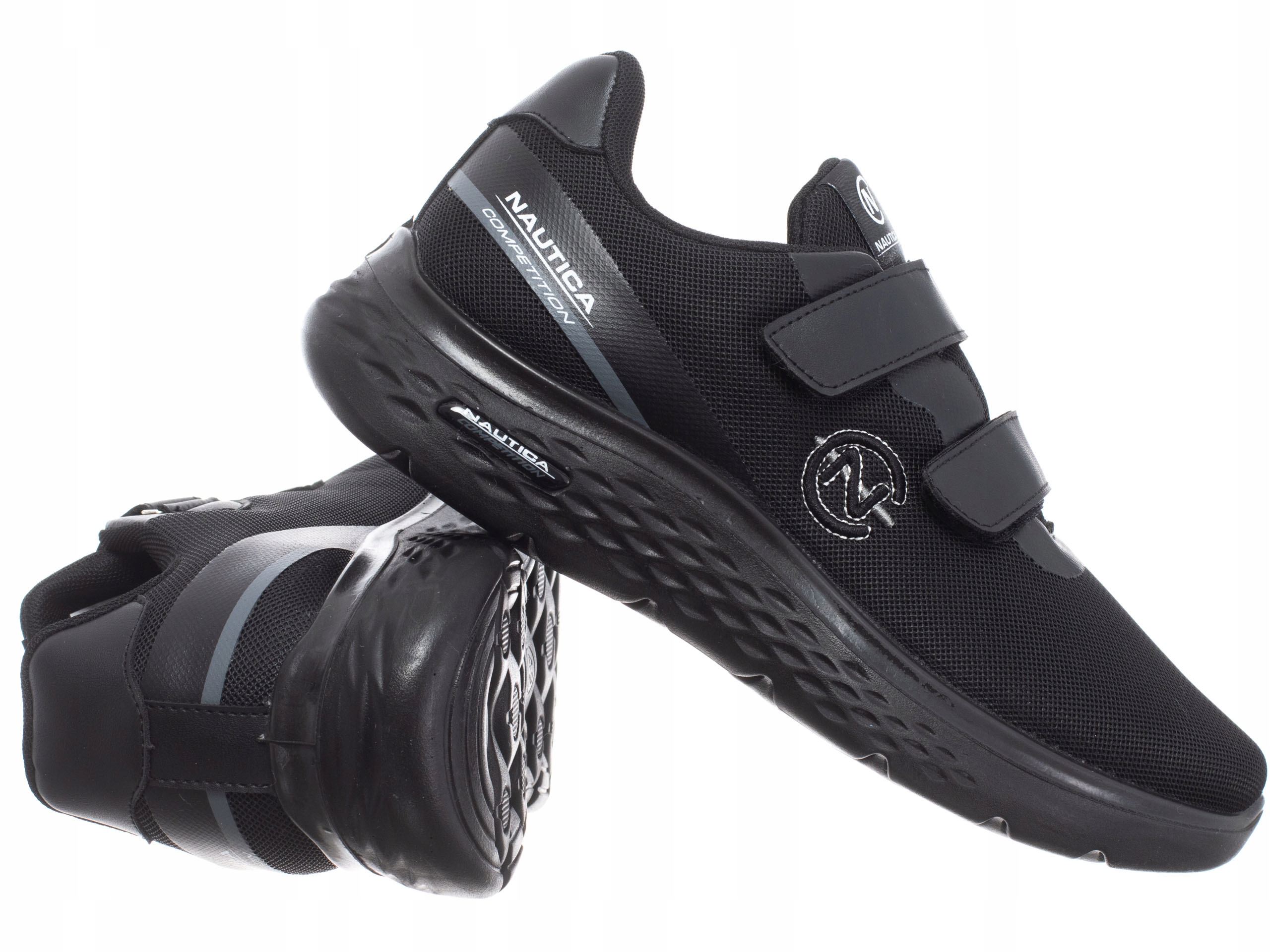 Nautica Buty Męskie Parrot NCM616Z52/51 czarne na rzepy modne