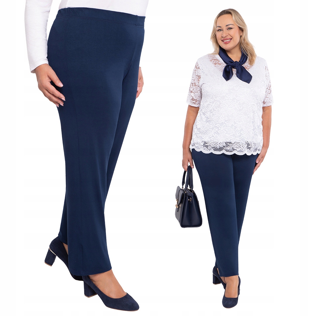 Klasické tenké tmavě modré kalhoty 62