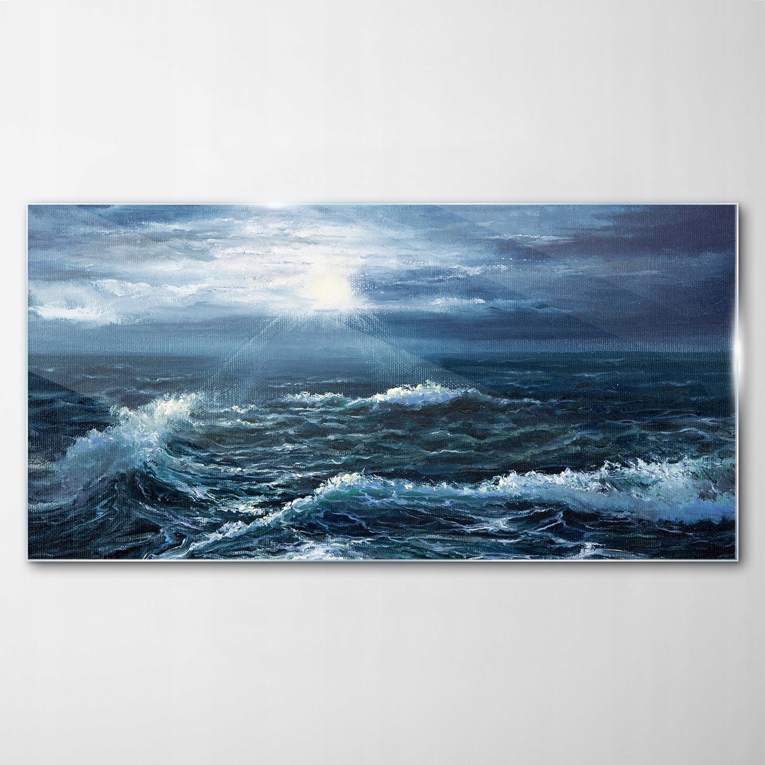 

Hartowany Obraz Szklany Morze Ocean Sztorm 100x50