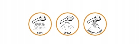 Słuchawka Prysznicowa 3-f + Stop AWD02221789 Kod producenta AWD02221789