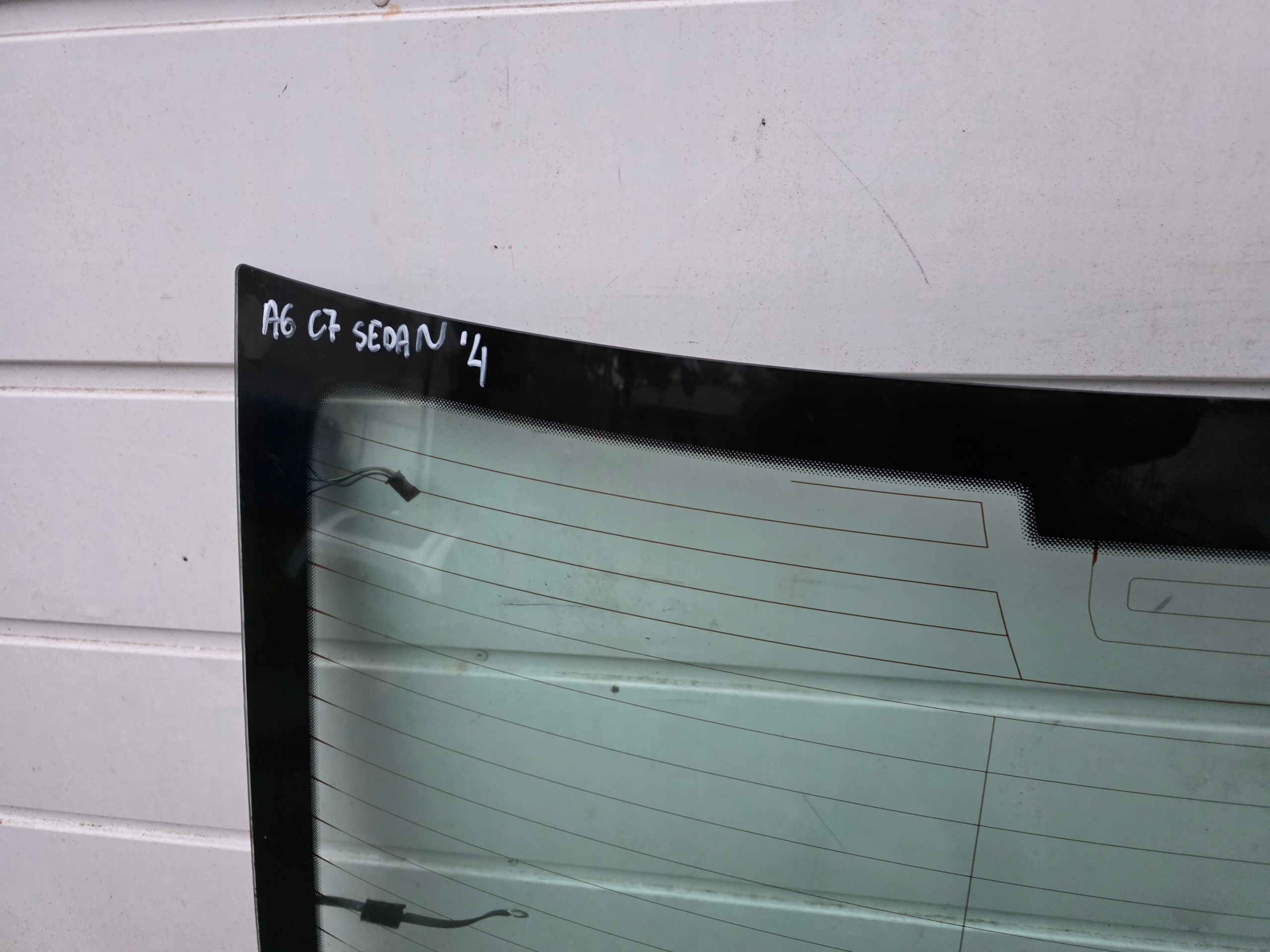 window rear part rear bodywork AUDI A6 C7 4G sedan 2014