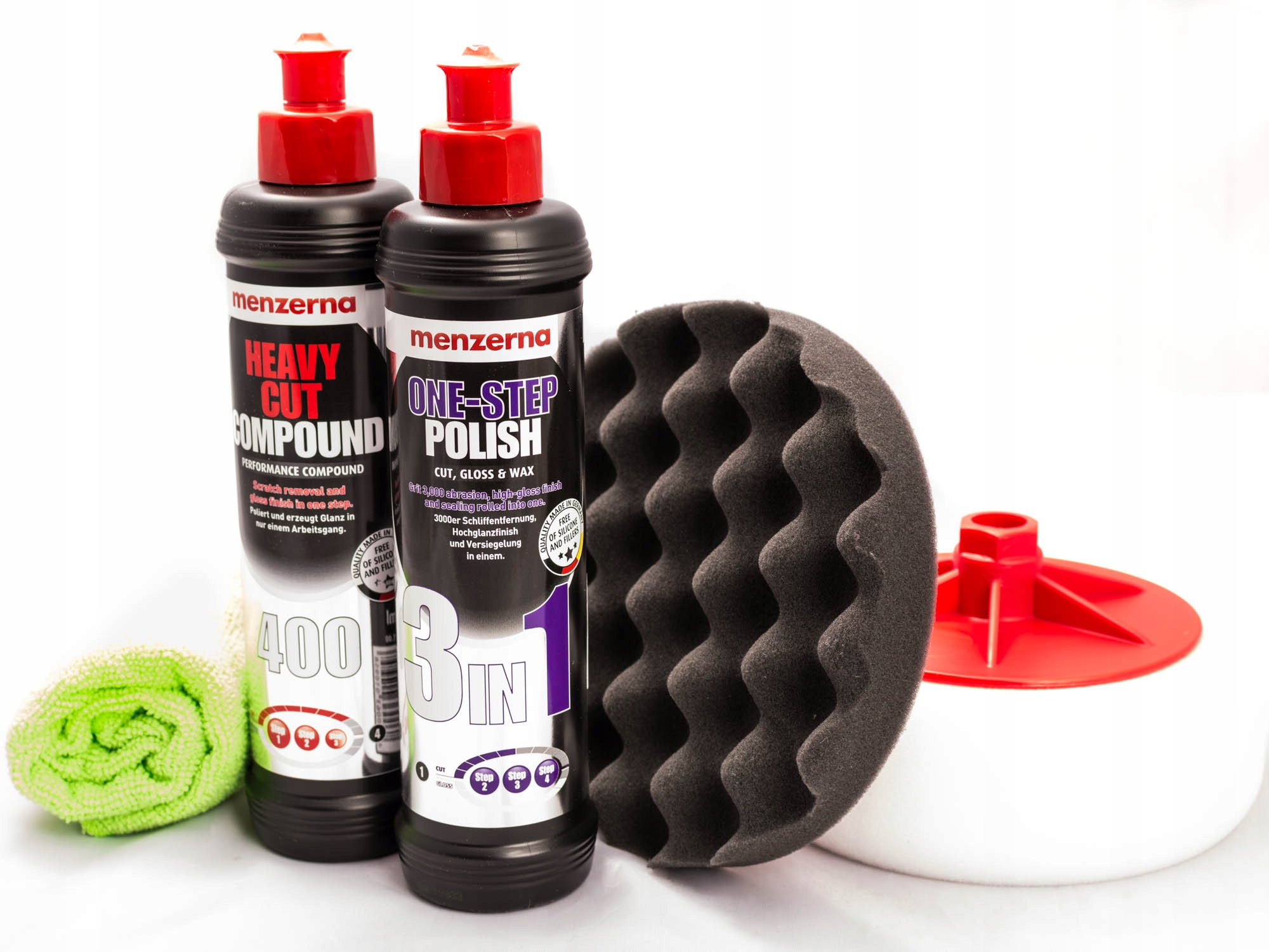 Menzerna Zestaw - Polerka i Woskowanie HCC400 +3w1