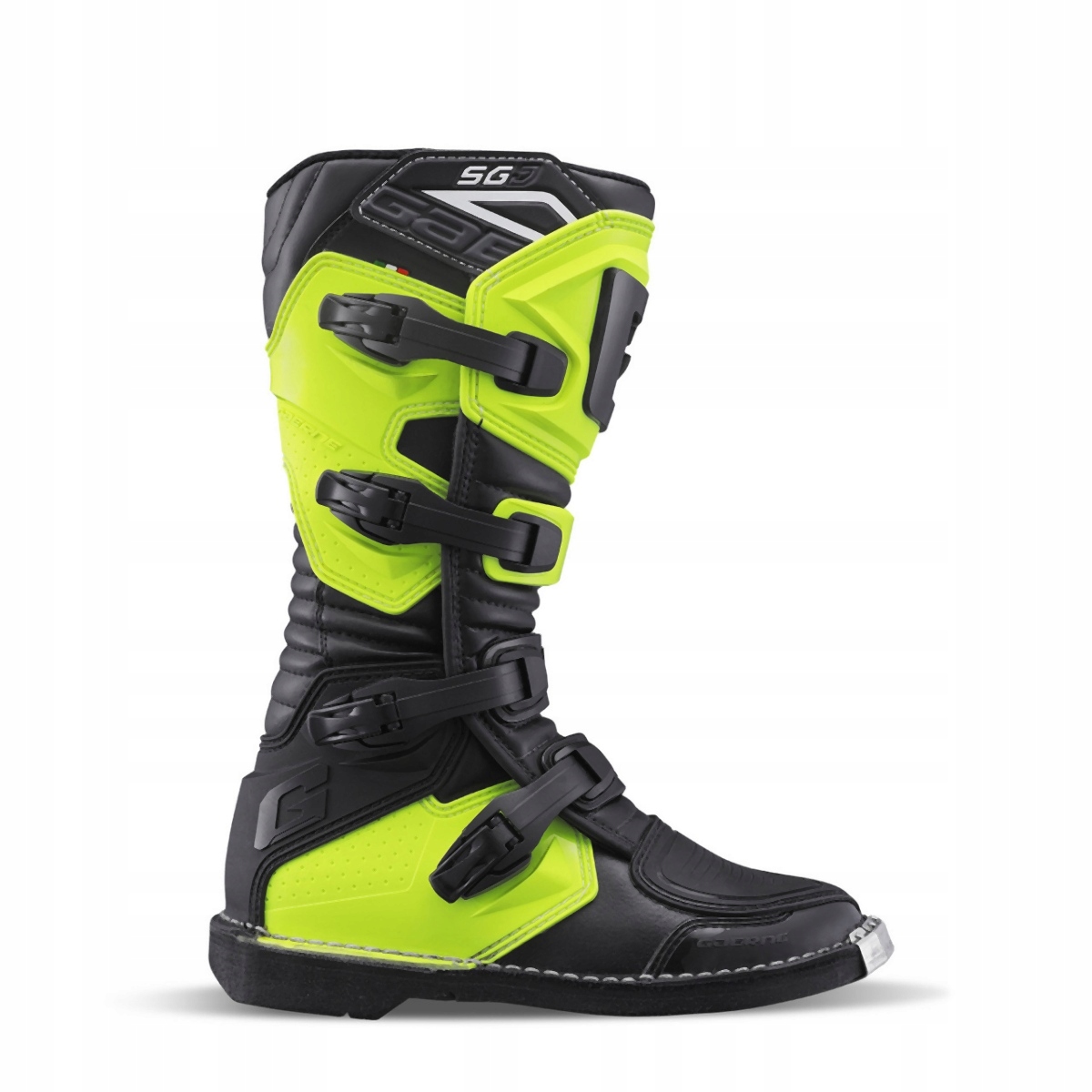 Gaerne Detské Topánky Cross/enduro Sg-j Čierna/žltá Fluo Veľkosť 34