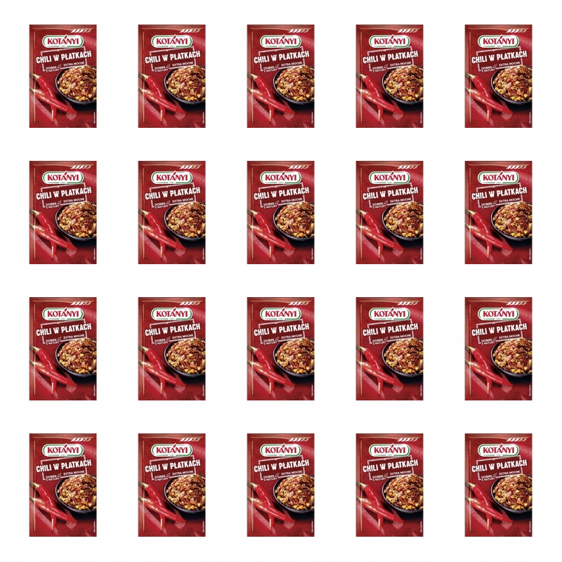 Kotanyi Chili v extra silných vločkách 8 g X20