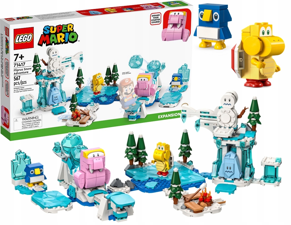 stavebnice Lego Mario Sněhová Dobrodružství Fliprusu 71417