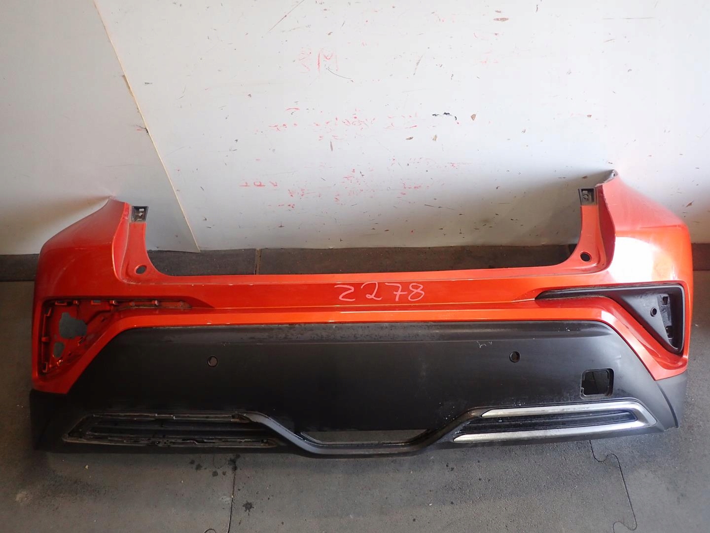 bumper rear part rear TOYOTA CHR 2016
