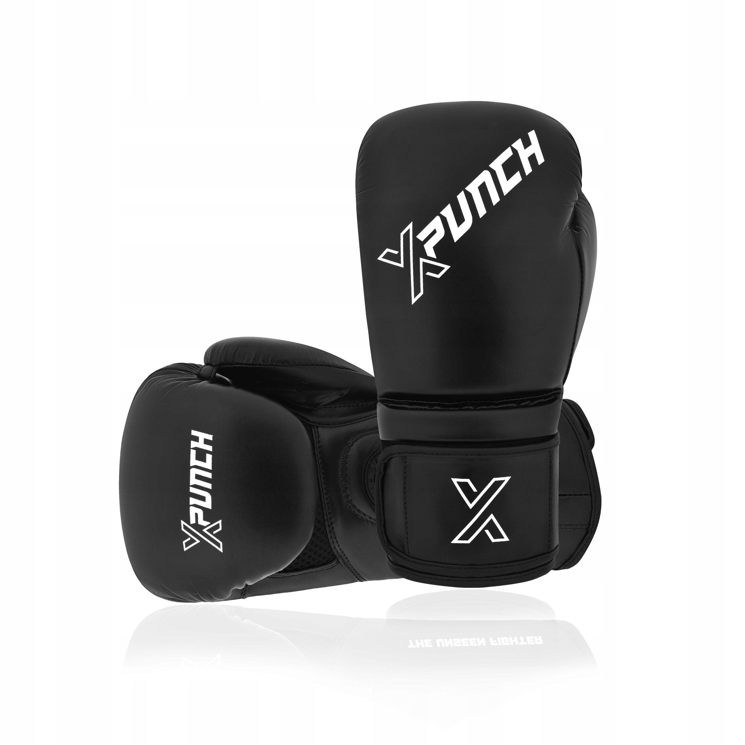 Treningowe Rękawice Bokserskie Xpunch Black Vortex Czarne 14oz
