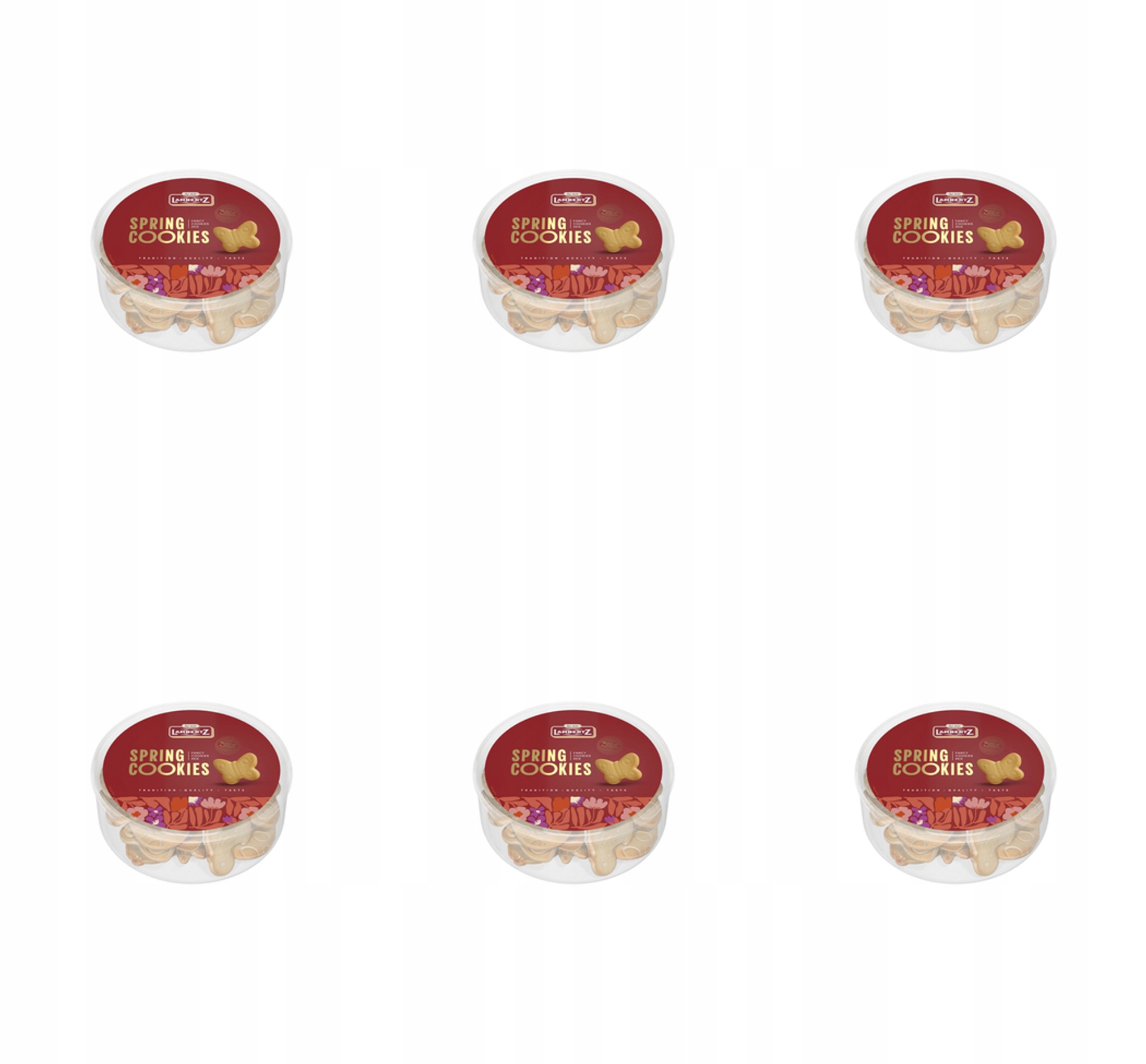 Lambertz Jarní křehké sušenky ve 4 tvarech 350 g X6