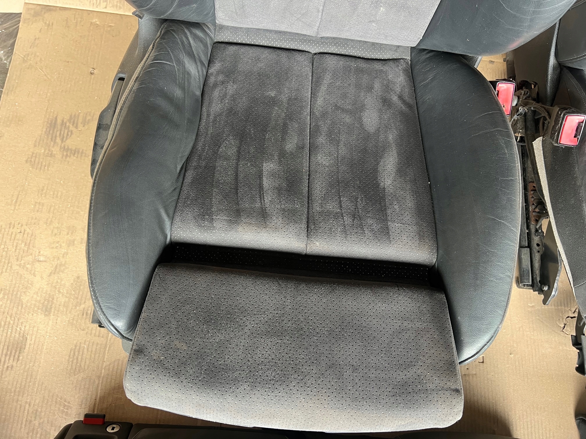 AUDI A6 C7 Sitze Ledersitz ALCANTARA GRZANE S-LINE SLINE