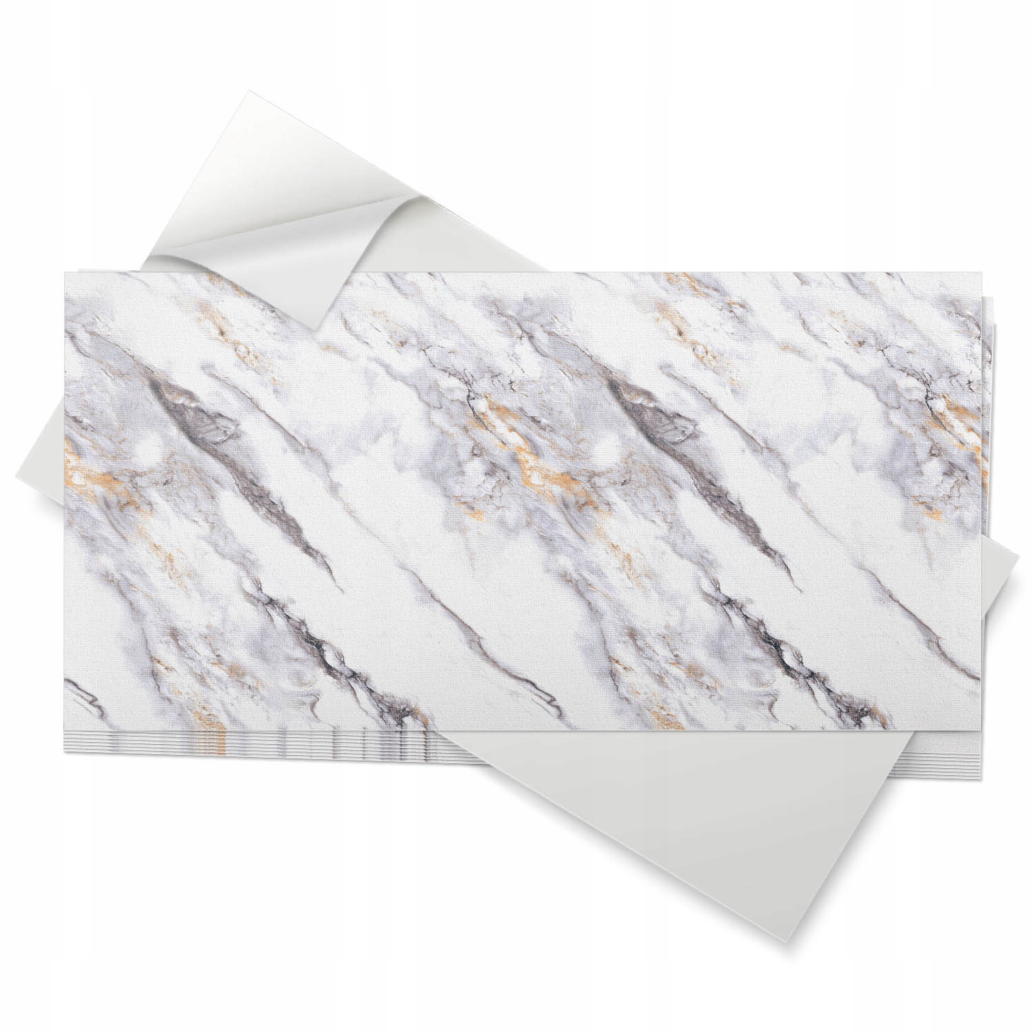 Samolepící vinylové dlaždice 10 ks 40x20 cm Elegantní mramorový vzor