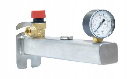 Bezpečnostní skupina Inox pro C.w.u. 6 bar, s vybavením Onnline