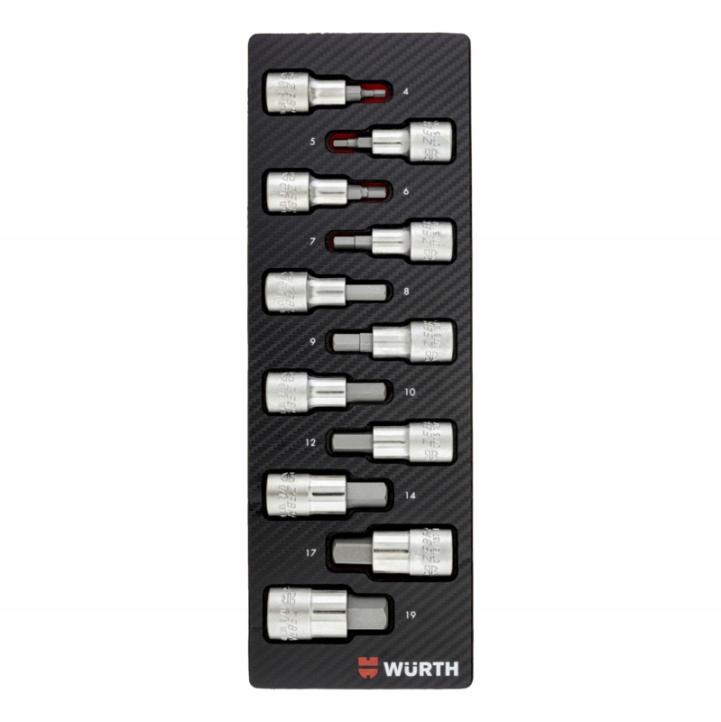 Sada nástrčných kľúčov Imbus 1/2'' 11 ks Würth 0965905204