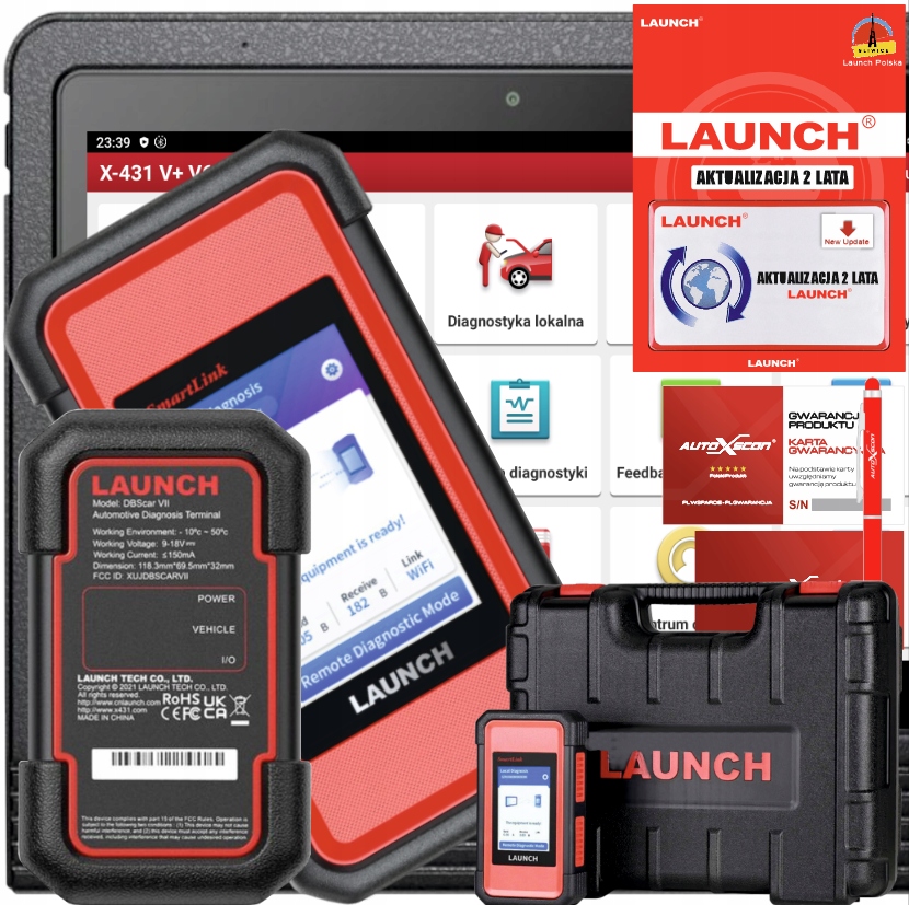 Launch X431 V+HD3 Nákladné Poľnohospodárske Stroje