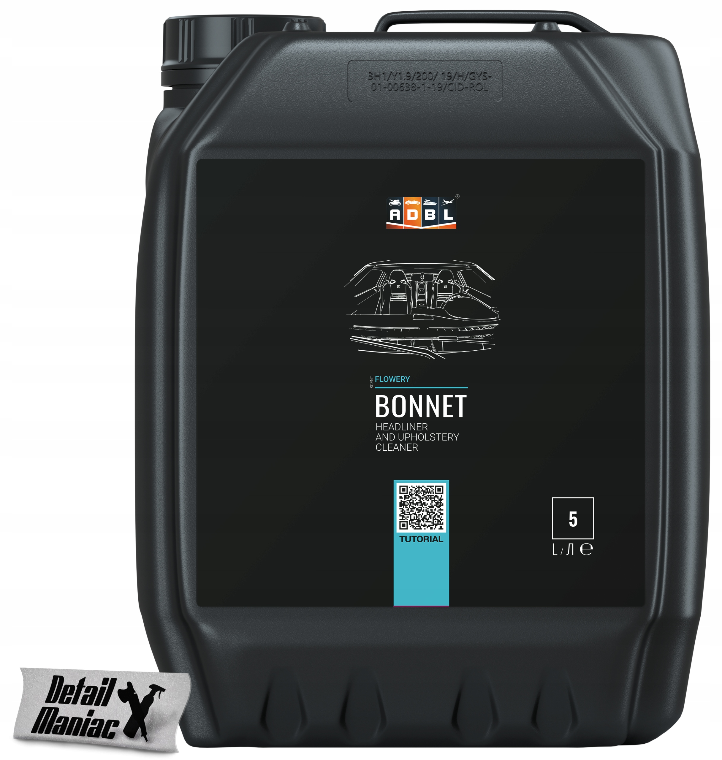 

Adbl Bonnet Czyszczenie Podsufitki Tapicerki 5L