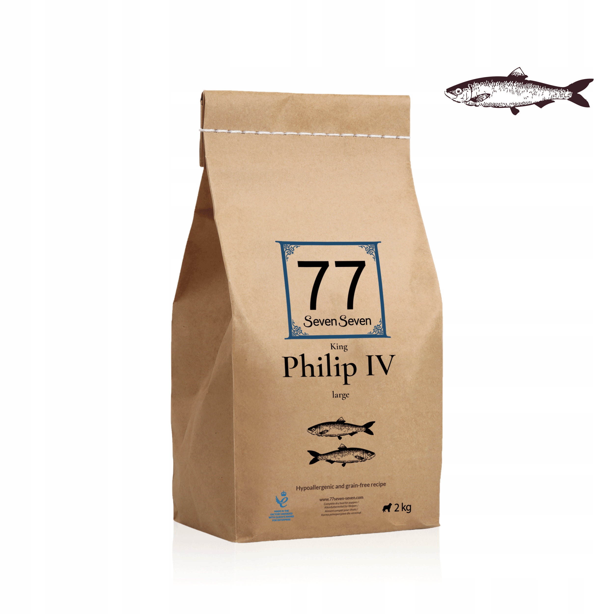 Large Philip IV 2kg z łososiem 77 Petfood