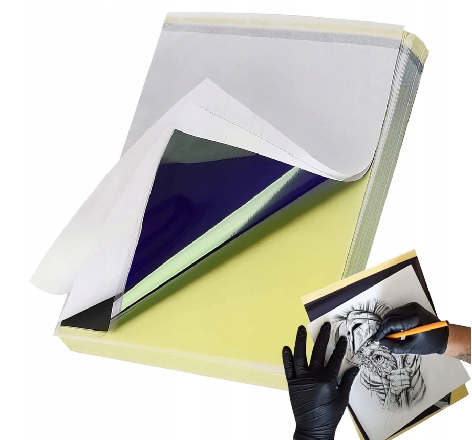 Kalka Na Odrážení Vzorů Tetování Transferová Hektografická 100KS