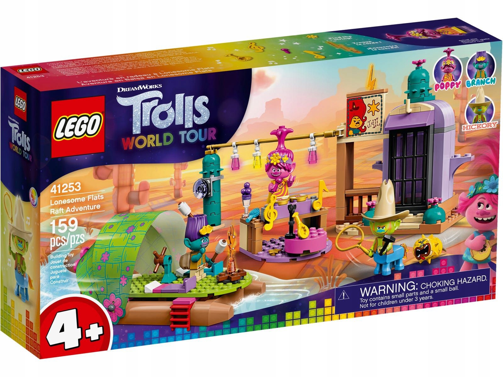Lego Disney 41252 Trolls World Tour Pustina a dobrodružství na raftu Nové