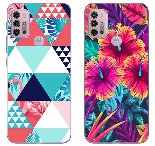 

2 x Etui Silikon Do Motorola Moto G10 / G30 Szkło