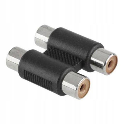 

Złącze 2x Rca f 2x Rca f lornetka