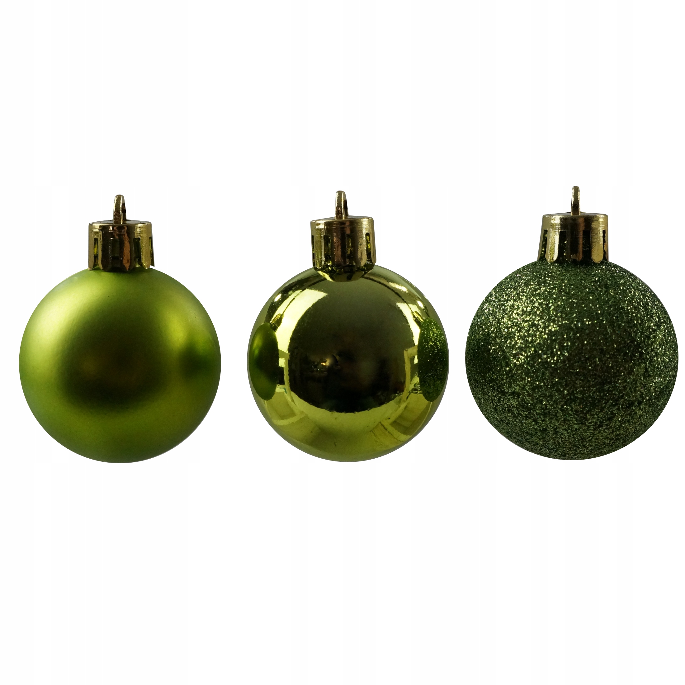 

Limonkowe bombki zawieszki na choinkę 4 cm 18 szt.