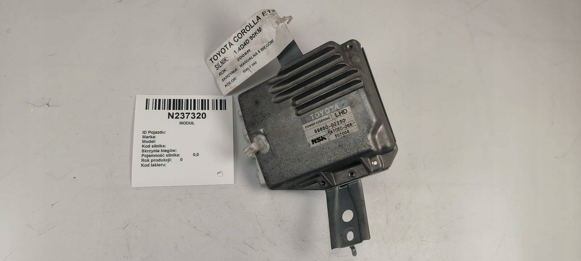 modul der Lenkung 89650-02230 TOYOTA COROLLA E12