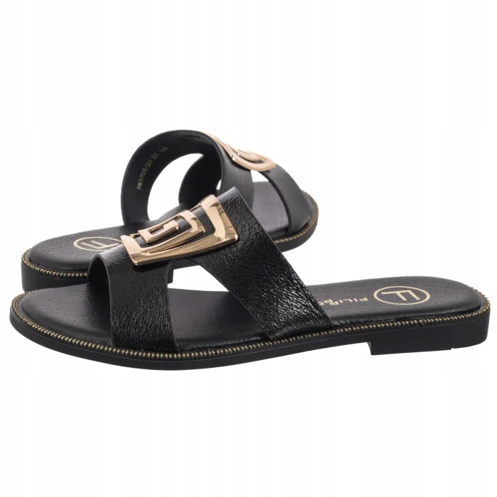 Dámské Nazouváky na léto Filippo černé DK3703/25 Black