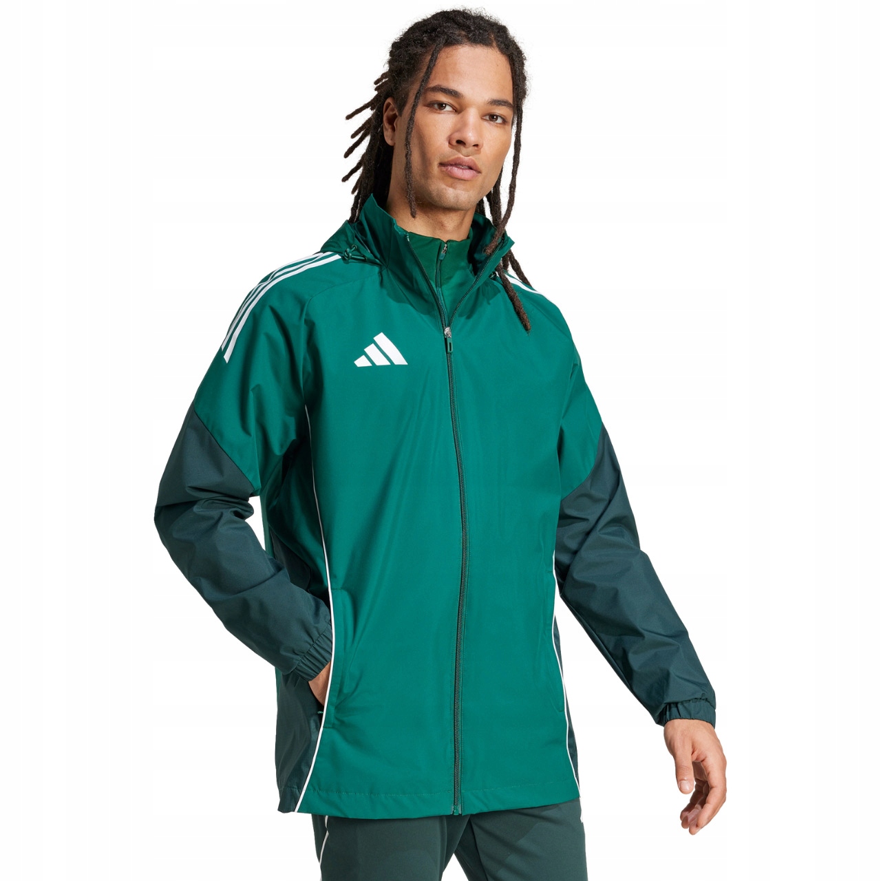 Pánská bunda adidas Tiro 25 Competition All-Weather zelená JI8936 M