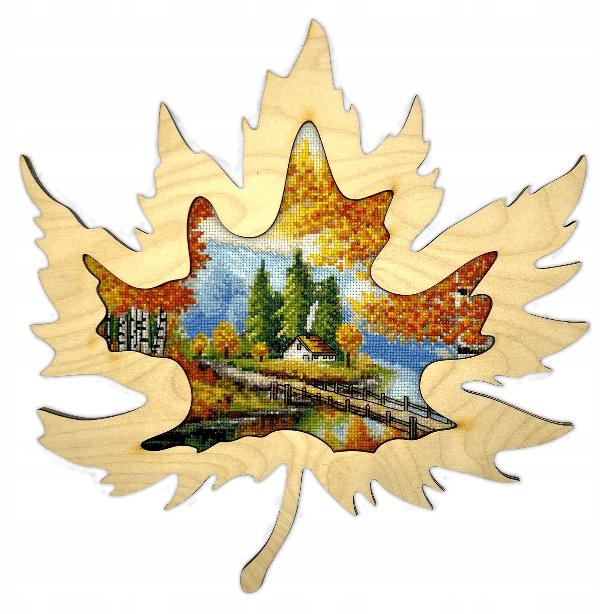 Vyšívací sada "Podzimní dech" vyšívací Diy