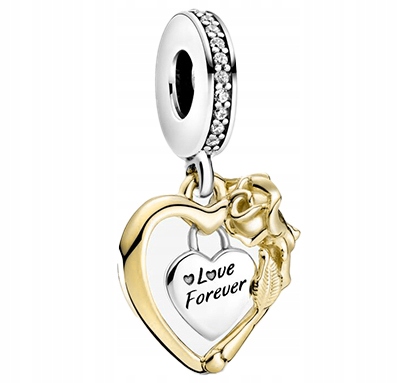 Stříbrný přívěsek Ag 925 Srdce s růží IM01510423CH