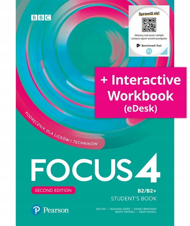 FOCUS 4 Second Edition B2/B2+ PODRĘCZNIK +Interactive Workbook