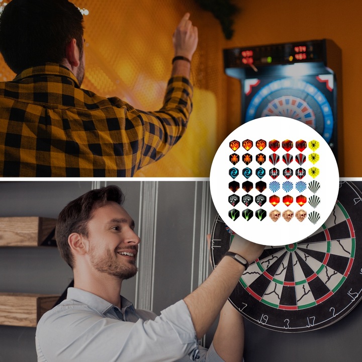 ZESTAW 12 RZUTEK DO DARTA 100 GROTÓW + 42 PIÓRKA RZUTKI DART GRA PALETKI Kod producenta ZESTAW 12 RZUTEK DO DARTA GROTY + PIÓRKA