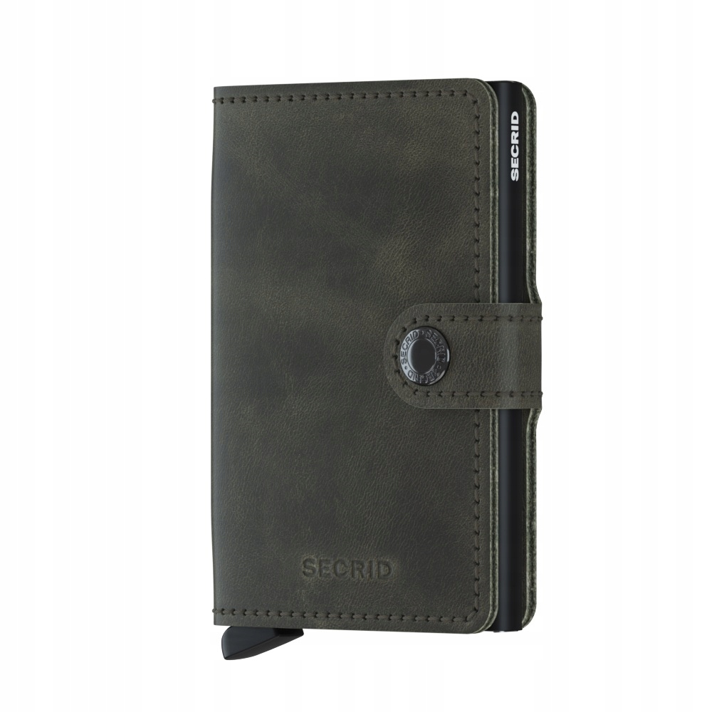 Secrid Miniwallet Vintage Olive-Black Rfid peněženka dárkové balení