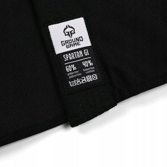 Ground Game Kimono/Gi BJJ Spartan Czarne A2L Kod producenta GG-GI-5419