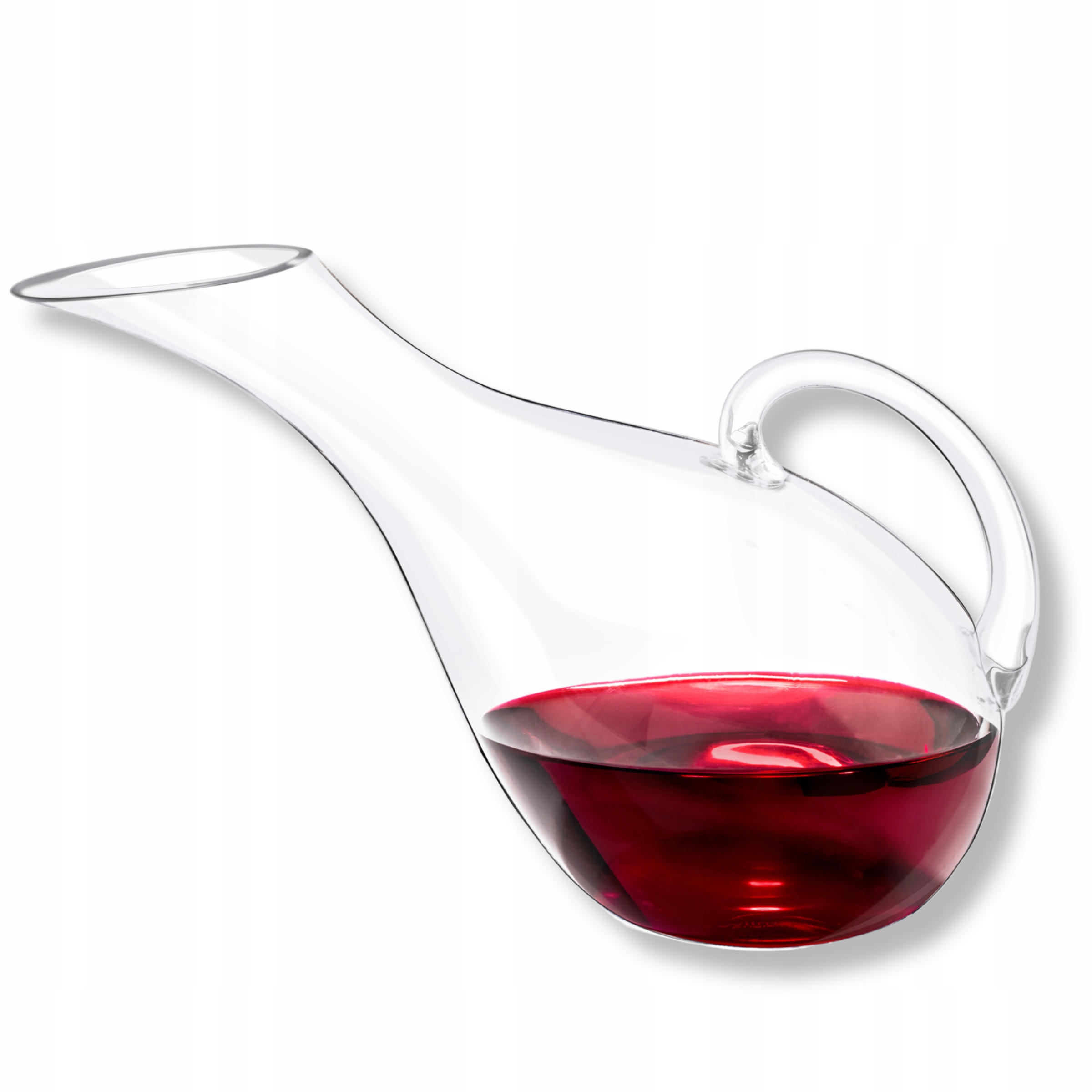 Karafa na víno 1500 ml Dekanter na víno skleněná průhledný, Wilmax