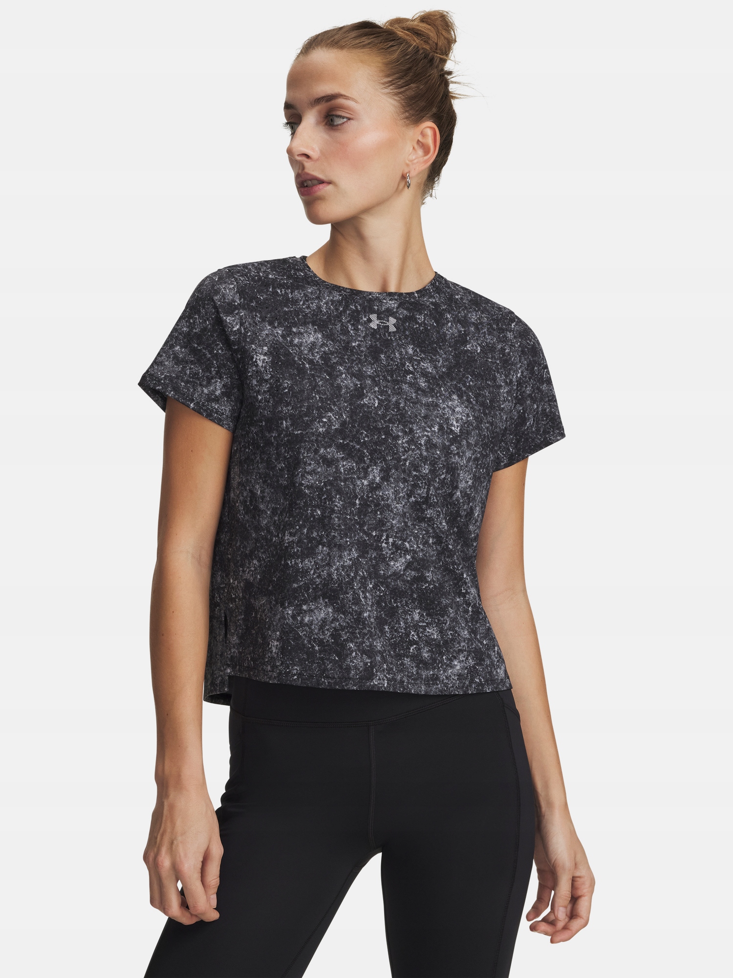 Under Armour Dámské tričko Under Armour Ua Velociti Pro Print Ss-blk