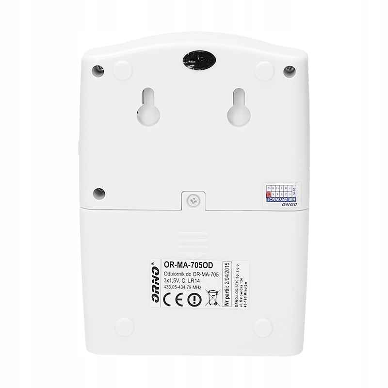 ALARM BEZPRZEWODOWY 2 CZUJNIKI RUCHU SYGNALIZATOR Marka Orno