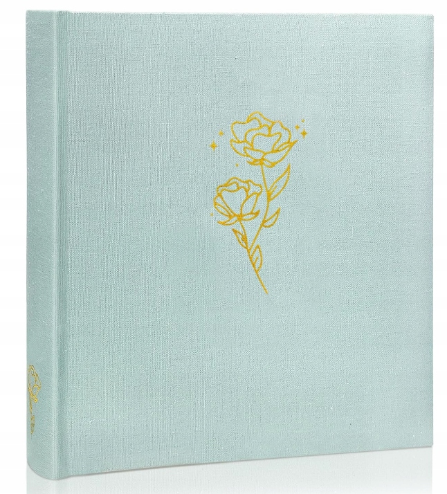 Album klasyczny zdjęć w różnych rozmiarach do wklejania niebieski 100stron