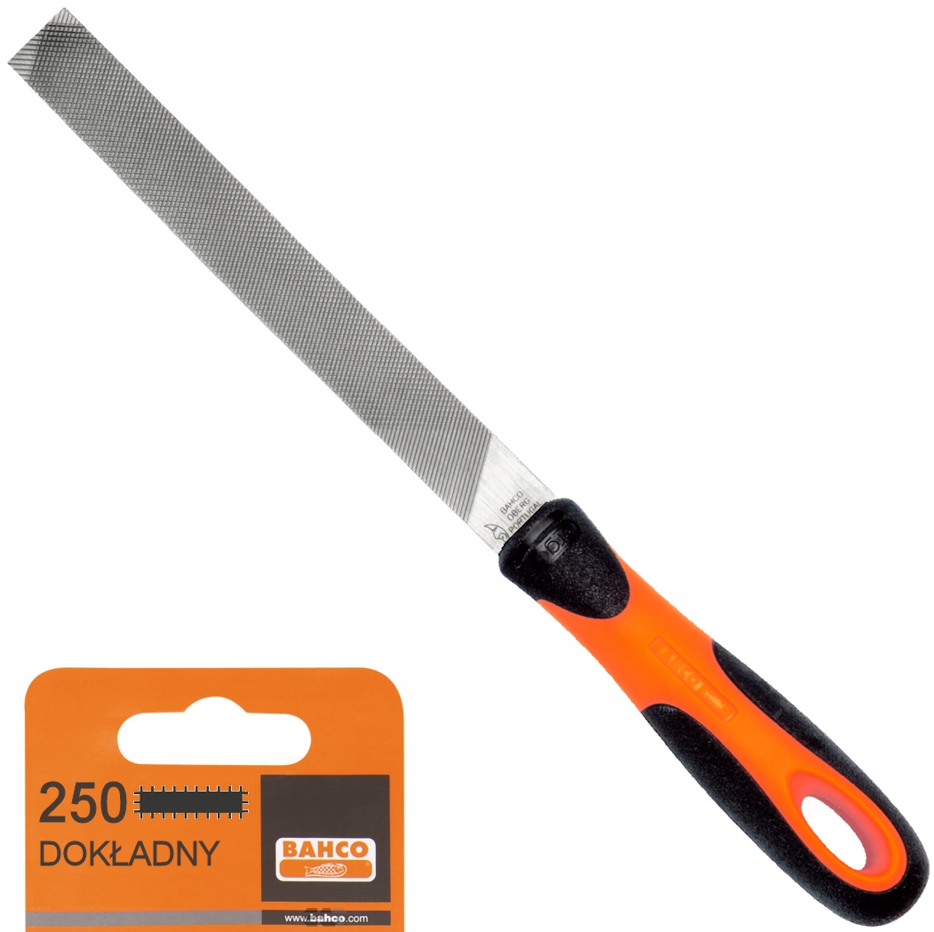 Bahco 1-100-10-2-2 Pilnik Do Metalu Płaski 250 mm Ergo Dokładny