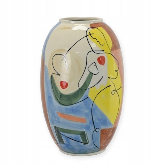 Dekoratívna porcelánová Váza umelecká Váza , kvetinová fľaša ako darček