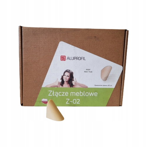 

Złącze meblowe komandorek nosek Z-02 klon 80 szt.