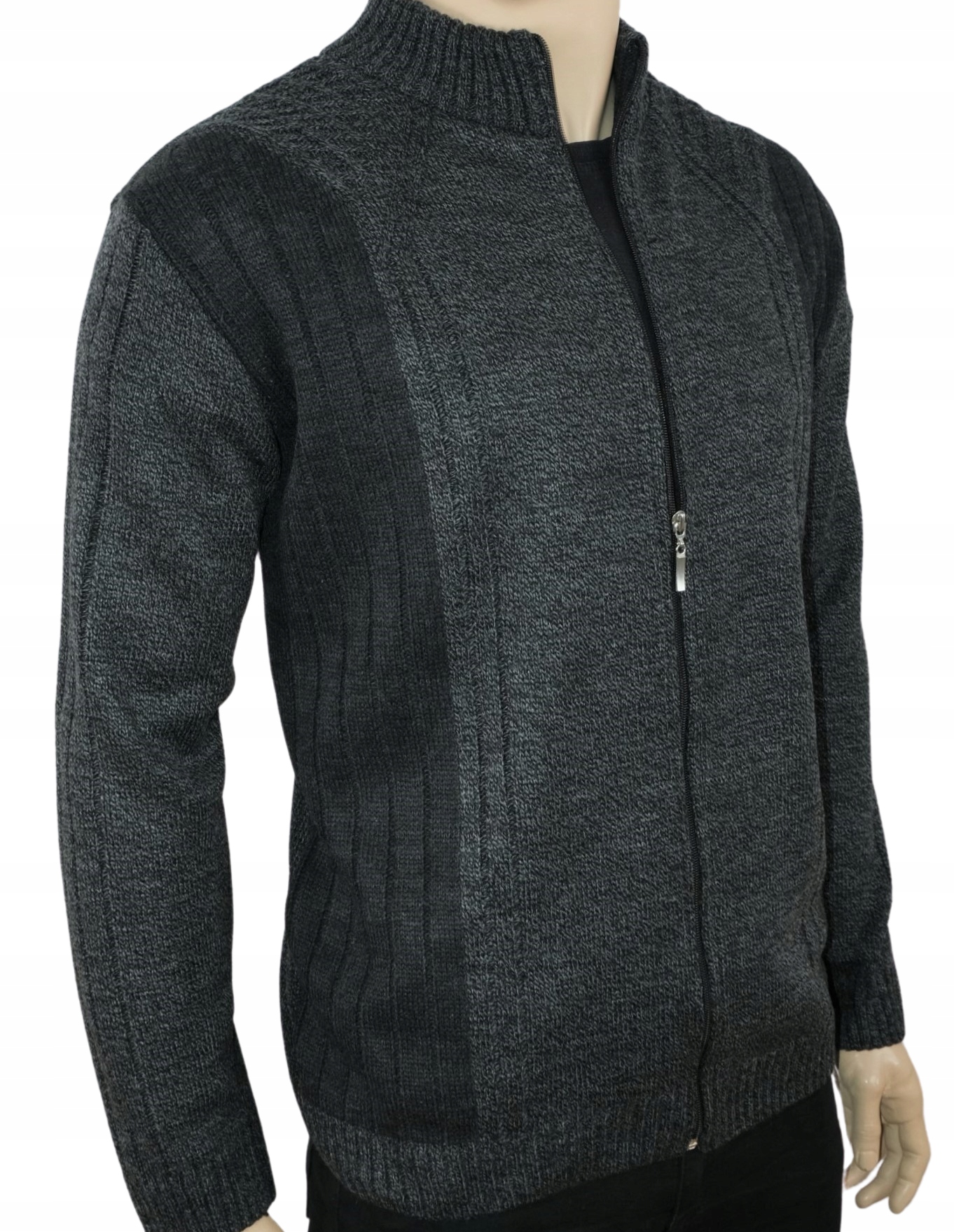 

sweter rozpinany N58e Produkt Polski antracyt M