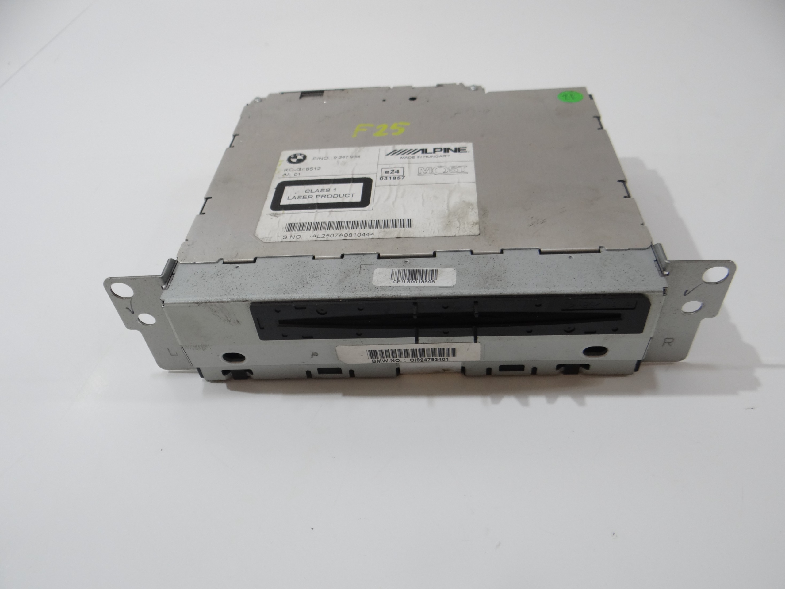 RADIO player navigation devices BMW X3 F25 9247934