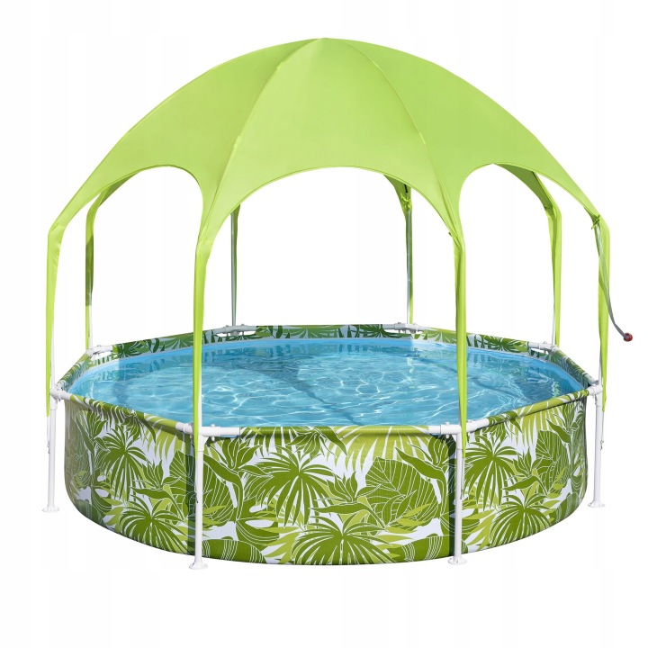 Bestway Roštový bazén s strieškou 244x51 cm pre deti