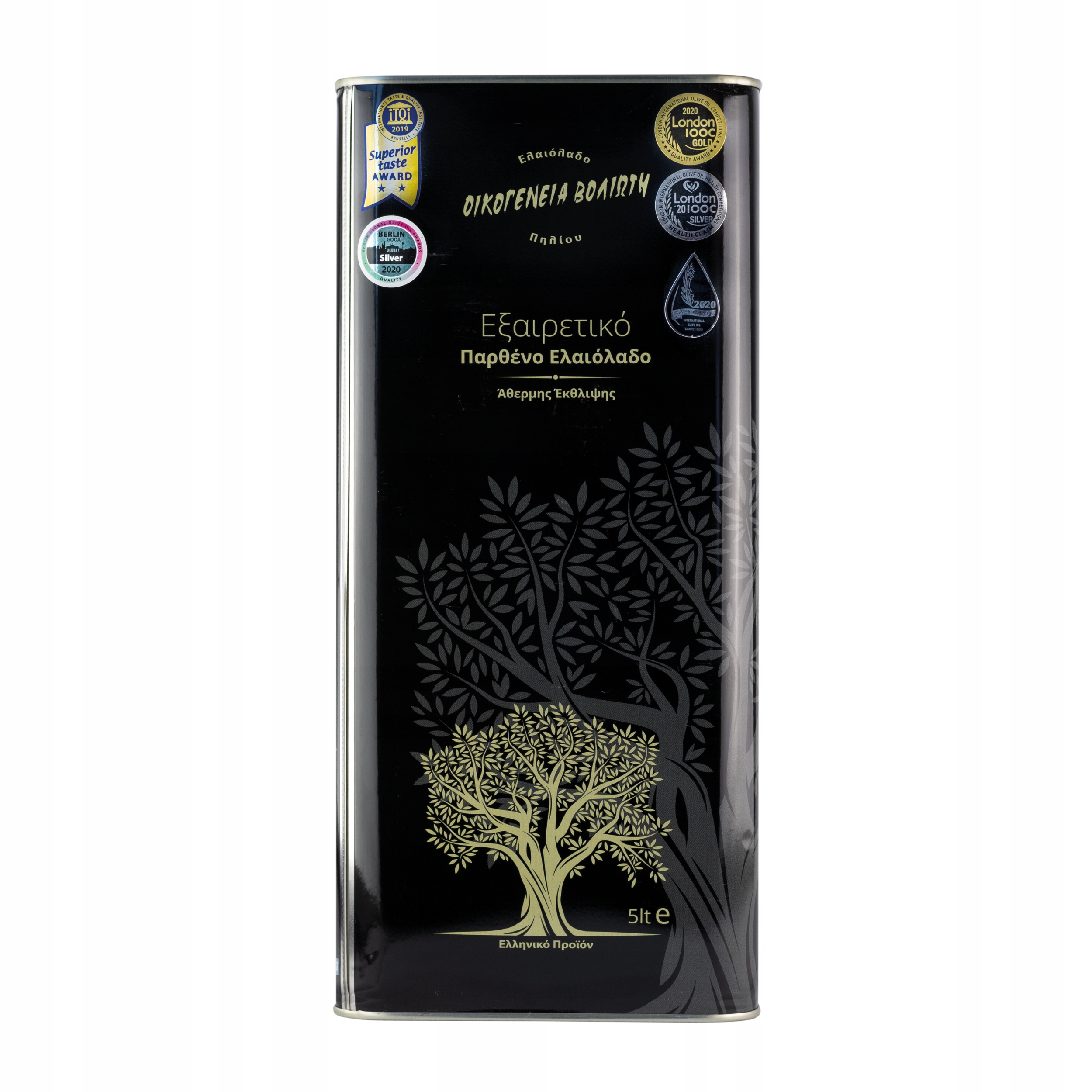 Levně Extra panenský olivový olej 5 l, nefiltrovaný, Voliotis