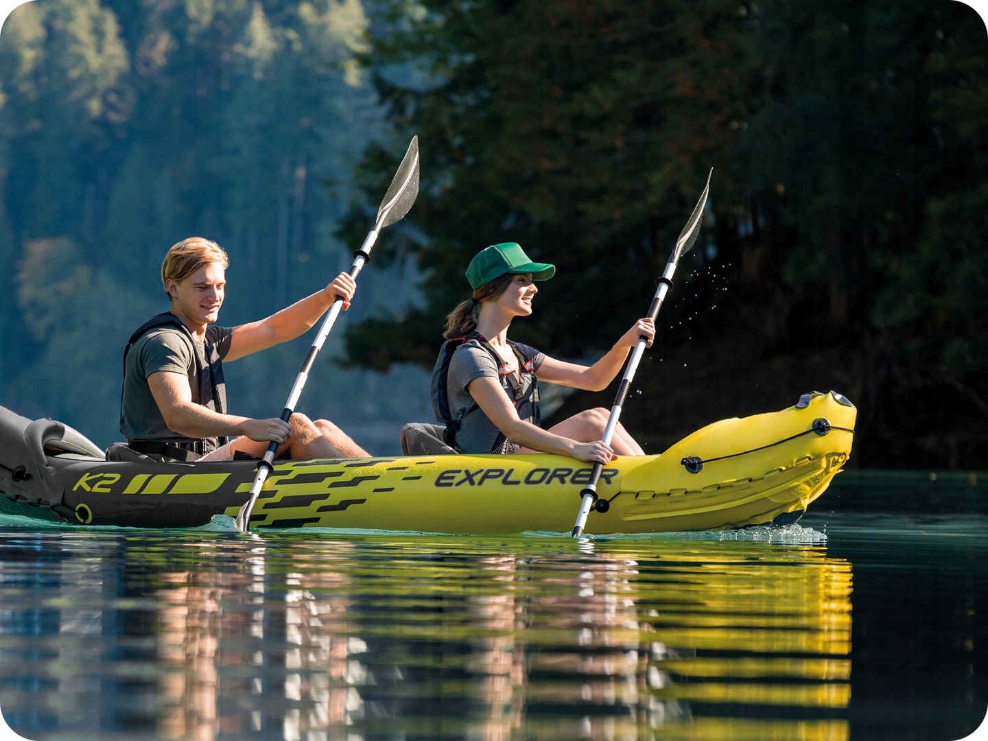 WIOSŁO DO PONTONU DO KAJAKU DWUPIÓROWE ALUMINIOWE 218CM EAN (GTIN) 6941057417837