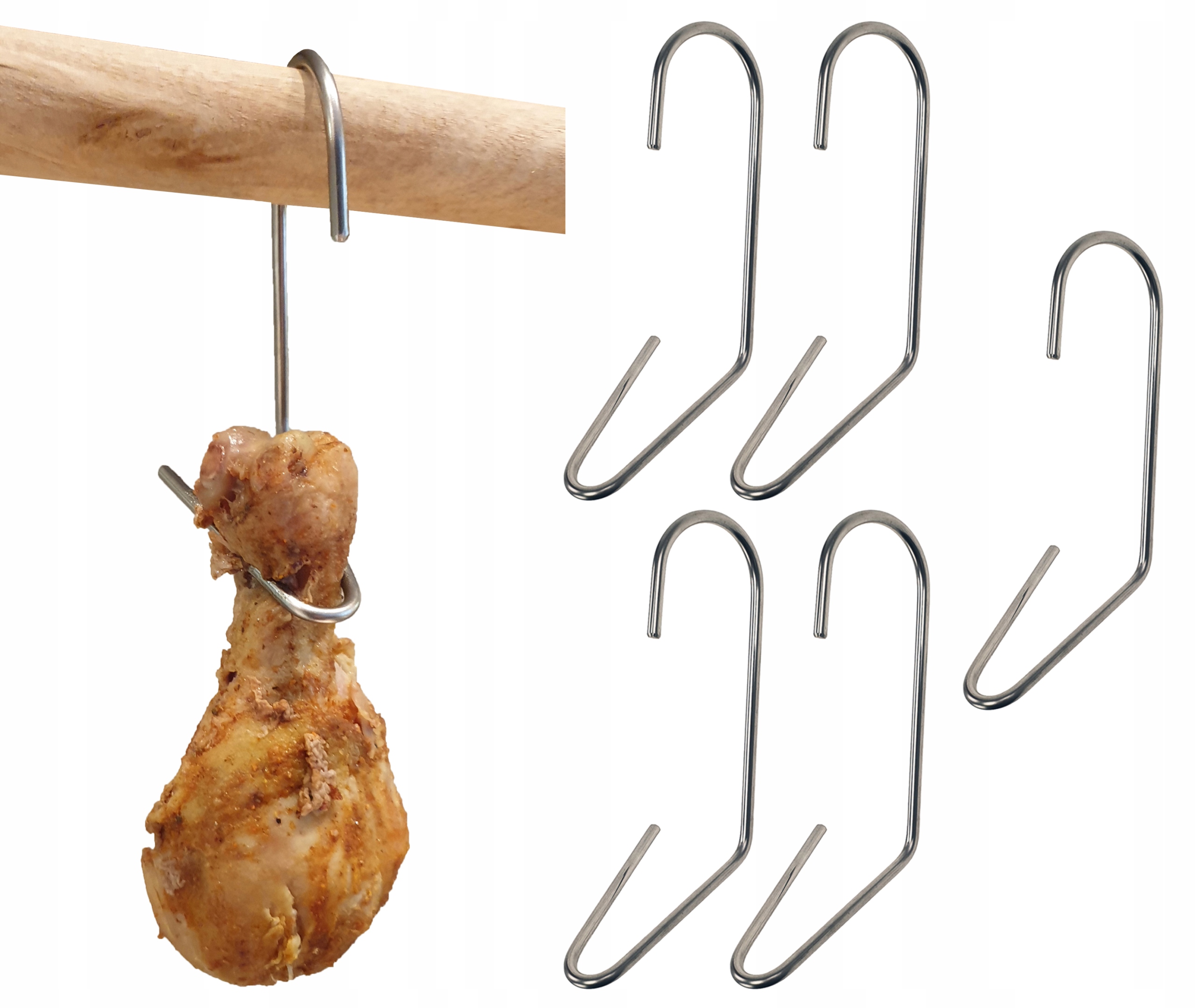 

H-311 Haki do wędzenia udek podudzi drobiu 5 szt