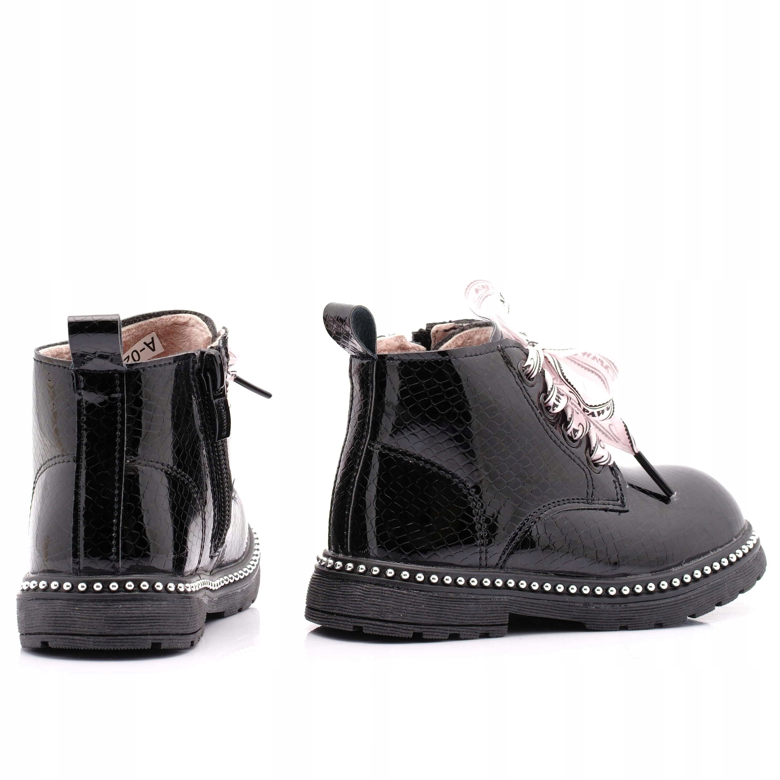 BUTY ZIMOWE DZIEWCZĘCE TRZEWIKI OCIEPLANE 30 Płeć dziewczynki