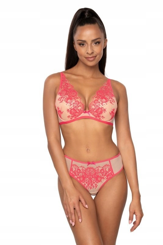 Prsa. Frances 80D Béžová-růžová